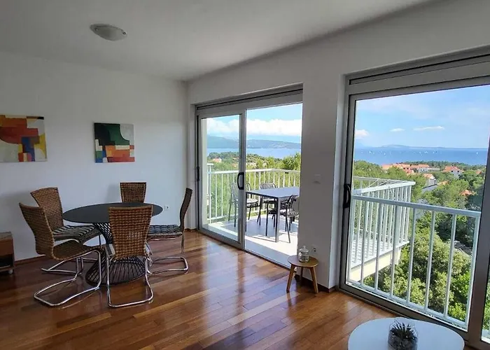 Big Sea View Appartamento Krk Town